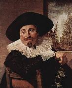 Frans Hals Portrait of Isaak Abrahamsz Massa oil